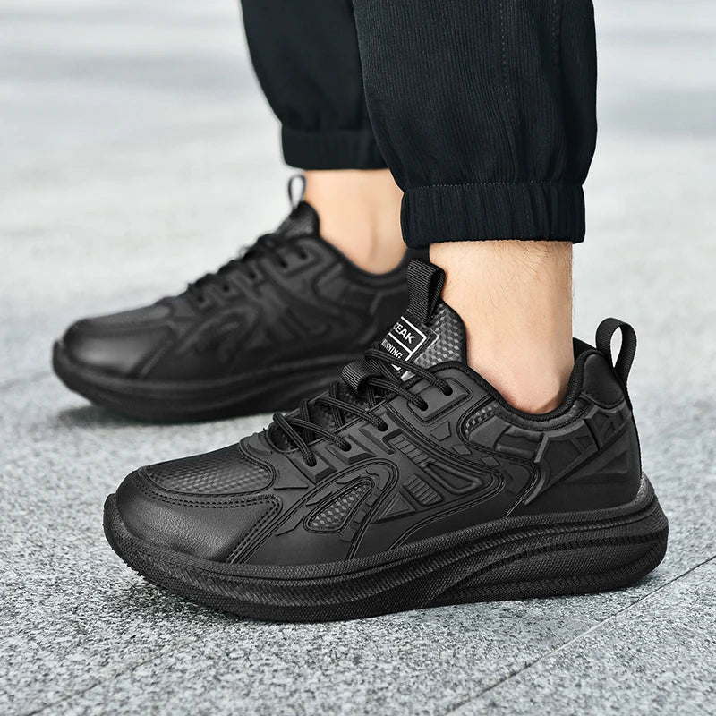 Zapatos de Chef de Hotel para las cuatro estaciones, transpirables, ligeros, antideslizantes, impermeables, a prueba de aceite, zapatos de trabajo de cocina, calzado deportivo informal para exteriores para hombre