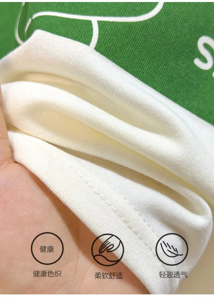 Traje de manga corta para niños, conjunto a rayas para niñas y niños, Tops de verano + ropa corta para bebés, novedad de 2024