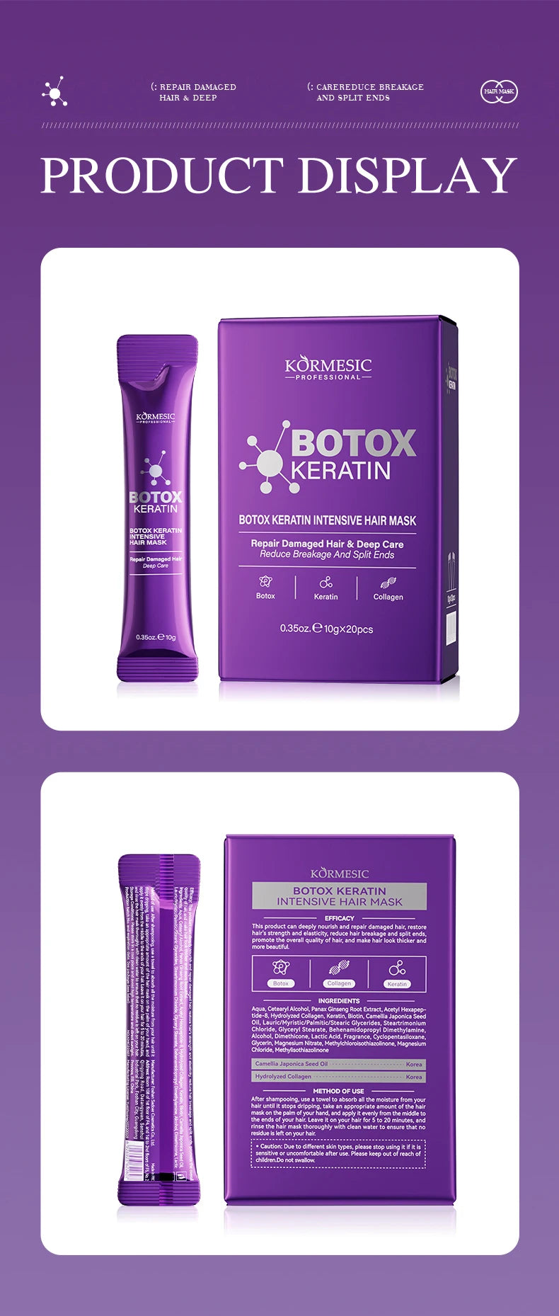 Mascarilla para el cabello con queratina mágica, reparación de daños en 5 segundos, rizado, suave, liso, brillante, hidratación profunda del cabello, tratamiento, reparación, mascarilla para el cuidado del cabello
