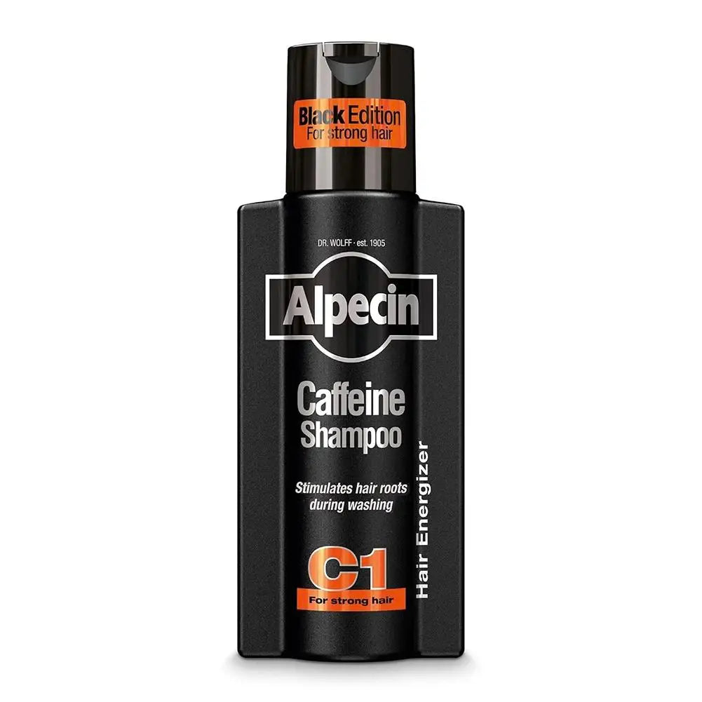 Champú Alpecin C1 con Cafeína de Alemania, Anticaída, Control de Grasa, Elimina la Caspa, Limpia Profundamente los Folículos Pilosos, Repara el Cabello