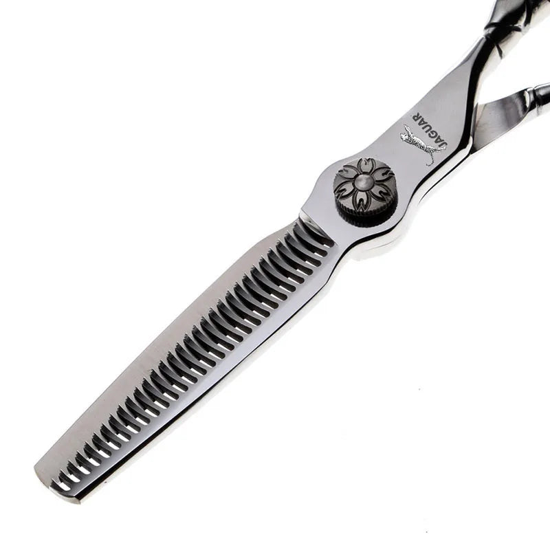 Juego de tijeras de peluquería profesionales de 6 pulgadas, tijeras de peluquero de corte + adelgazamiento, tijeras de pelo con personalidad de alta calidad, 30 dientes
