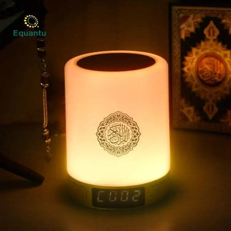 Azan-luz nocturna musulmana, Corán, portátil, inalámbrico, Caixa De Som, Altavoz Bluetooth, caja De sonido De música, lámpara sagrada Blutooth, Mini deflector