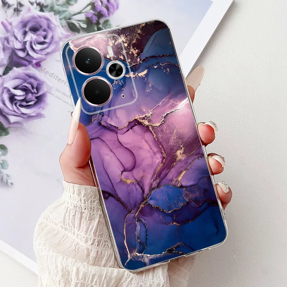 For Realme 14 5G Case Realme 14T RMX5078 New Luxury Painted Cover Soft Slim Phone Case For Realme 14X Realme14 T 5G Fundas Coque