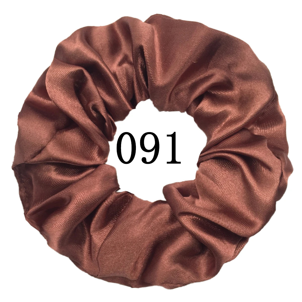 6 unids/lote, bandas para el pelo, lazos, cuerdas, soporte para cola de caballo para mujeres o niñas, accesorios, tocados de satén, Color sólido 100