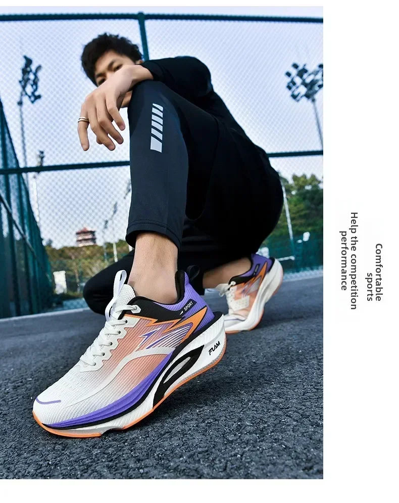 Zapatos deportivos de alta calidad para hombre, zapatillas informales con plataforma para correr, entrenador para hombre, zapatillas de baloncesto transpirables para caminar para mujer