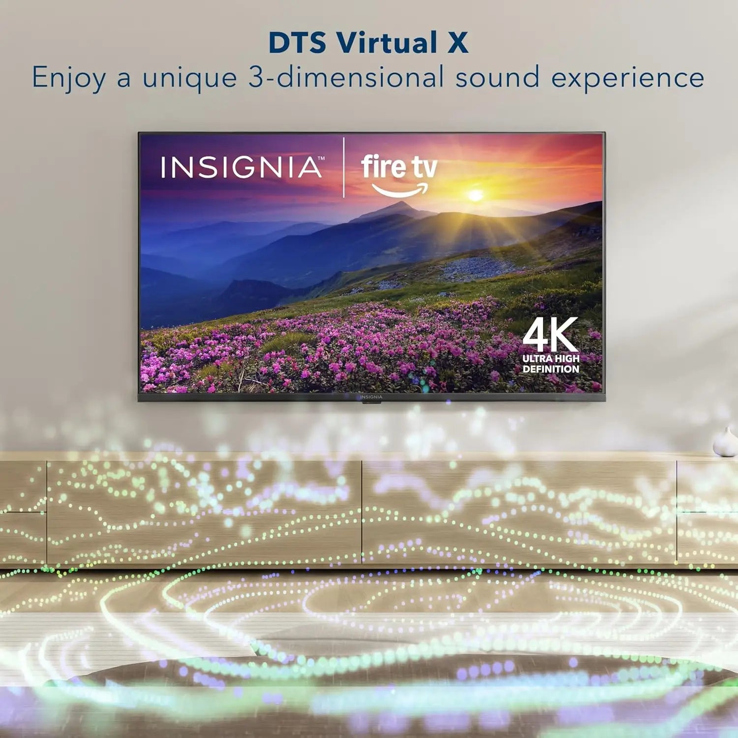 Televisor Inteligente LED 4K UHD de 55 Pulgadas, Serie F50, con Control Remoto por Voz Alexa, Perfecto para Entretenimiento en el Hogar