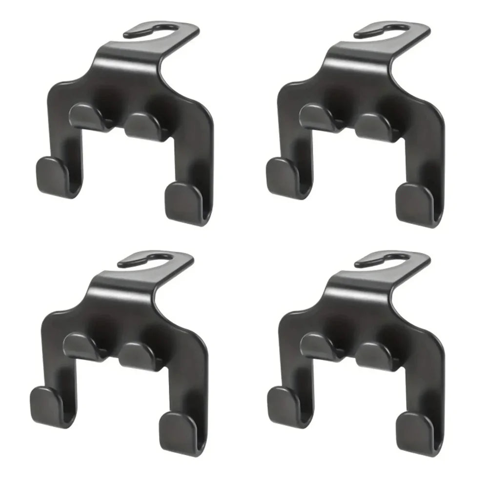 Soporte Universal para Teléfono Móvil para Colgar en el Asiento Trasero del Coche, Soporte para Reposacabezas, Soporte Portátil con Gancho para el Asiento Trasero del Coche