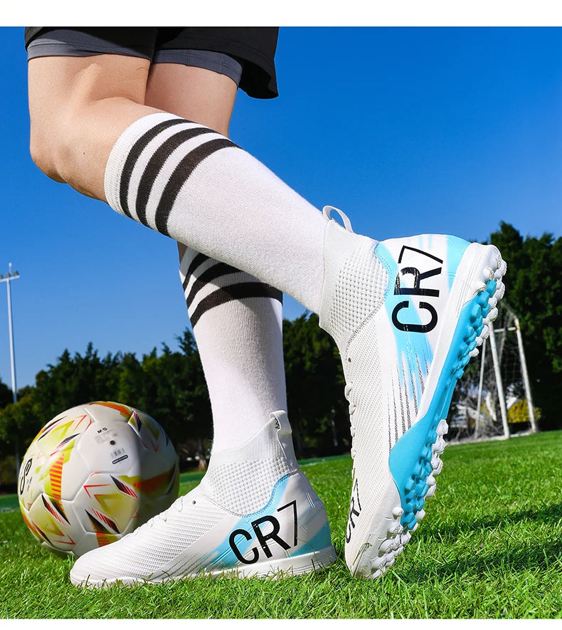 Nuevas botas de fútbol para hombre, gran oferta, zapatos de fútbol profesionales de alta calidad, zapatillas de fútbol para mujer, zapatillas unisex ultraligeras TF/FG