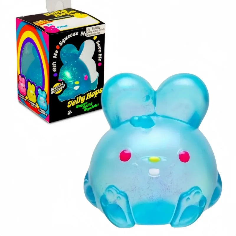 Juguete Sensorial Antiestrés Ice Cube, Conejito Adorable para Aliviar el Estrés, Juguete Blandito para Apretar, Juguetes de Descompresión para TDAH, Regalo.