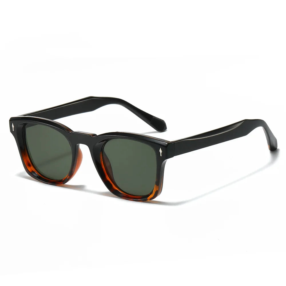 2025 Nuevas gafas de sol cuadradas para hombres Arrove Docration Fashion Simplify Gafas de sol unisex UV400 Adecuado para una escena versátil