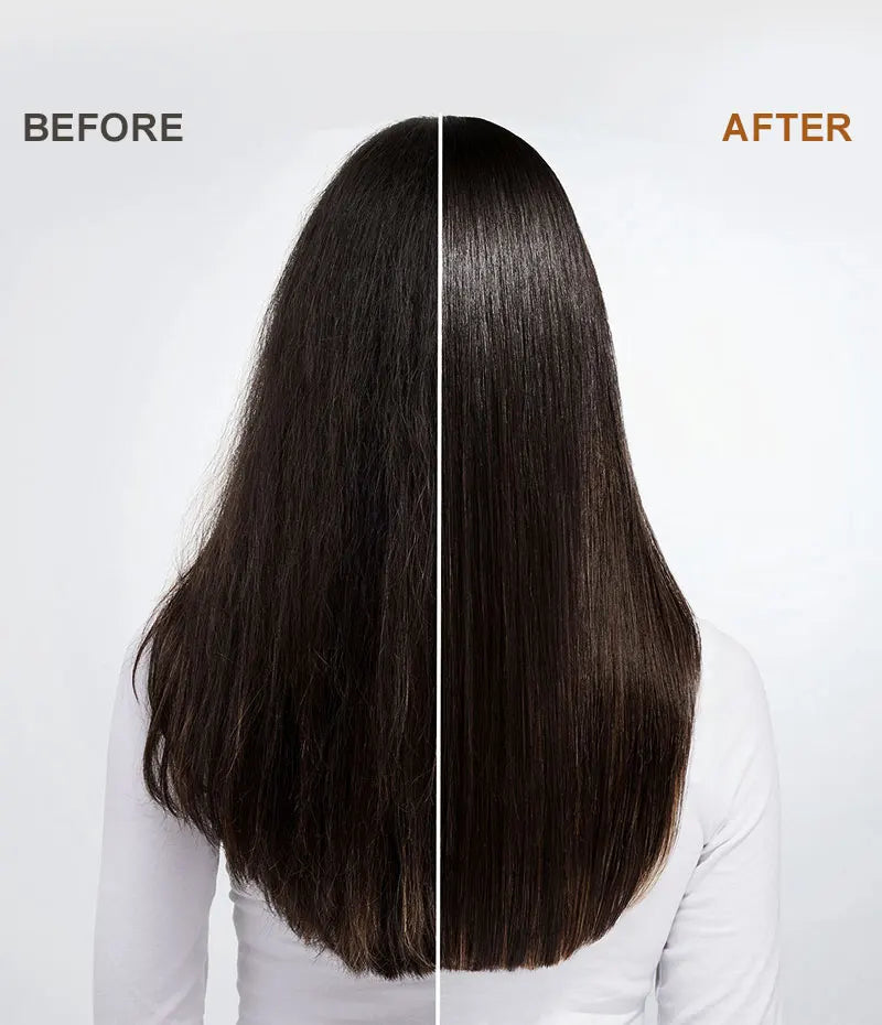 PURC-tratamiento para el cabello dañado, aceite de argán marroquí, aminoácido, queratina, suavizante, champú sin sulfato, acondicionador, juego de cabello para coche