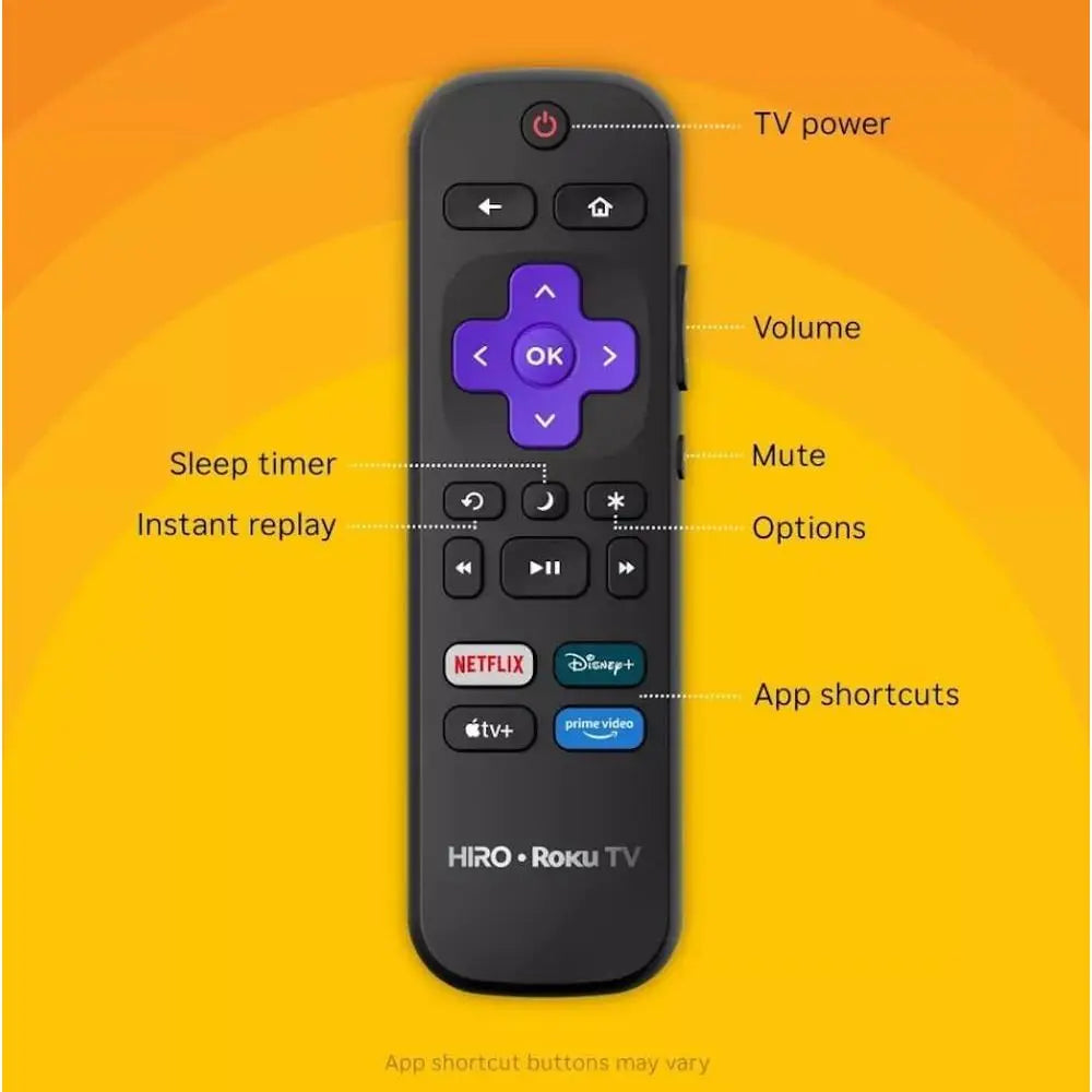 Televisor Inteligente Hiro TV de 40 Pulgadas, 1080p Full HD con Audio Dolby para Streaming, LED de Iluminación Directa, con Wi-Fi, Bluetooth, 3 Puertos HDMI - H40C3C