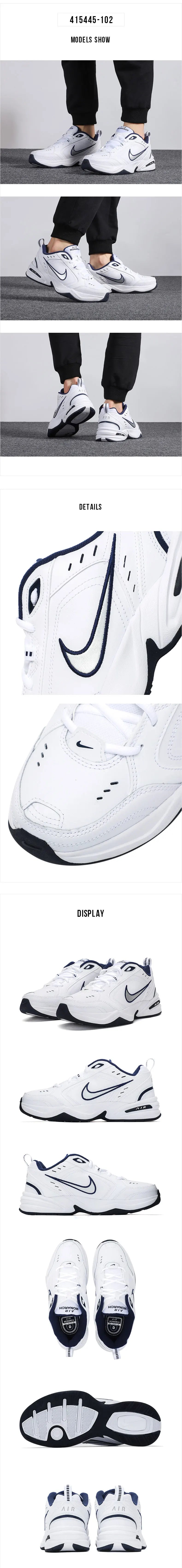 Zapatos Nike para hombre Air Monarch Iv, zapatos deportivos informales ligeros, zapatos para correr con amortiguación transpirable