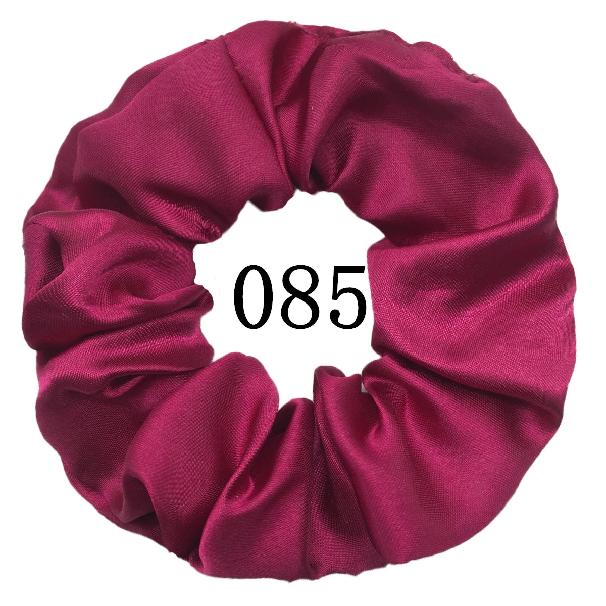 6 unids/lote, bandas para el pelo, lazos, cuerdas, soporte para cola de caballo para mujeres o niñas, accesorios, tocados de satén, Color sólido 100