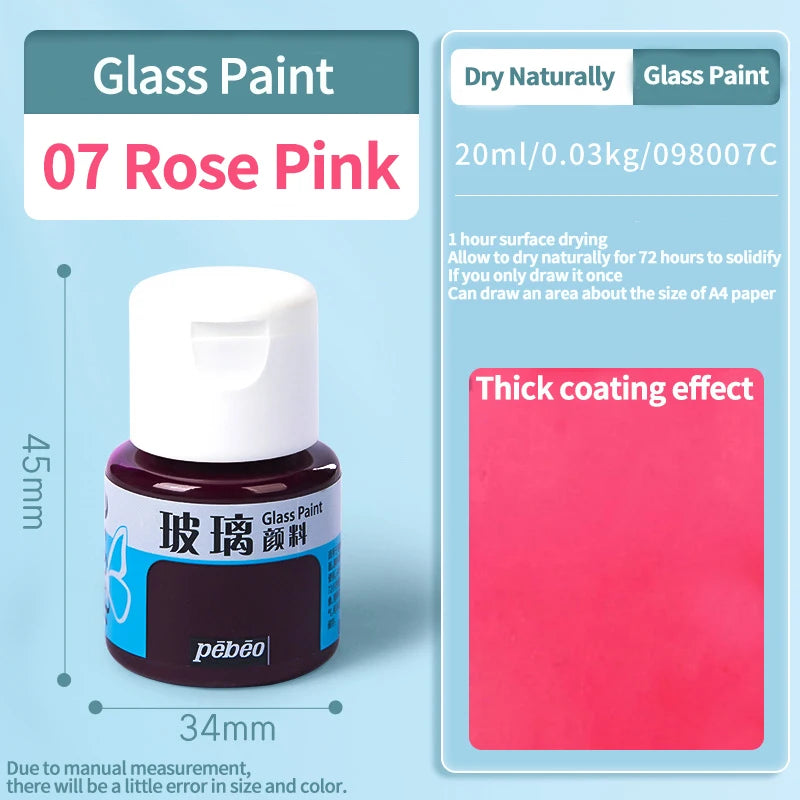 Botella de colores de pintura acrílica, 24 colores, 20/25 ml, pigmento de Graffiti hecho a mano DIY para dibujo de artista, pintura de Color agua de vidrio Gouache