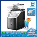 Máquina para Hacer Hielo EUHOMY, Producción de 15 kg/24 h, 16 Cubos/13 Minutos, Función de Autolimpieza, Dispositivo Automático para Hacer Hielo para el Hogar, Cocina y Bar