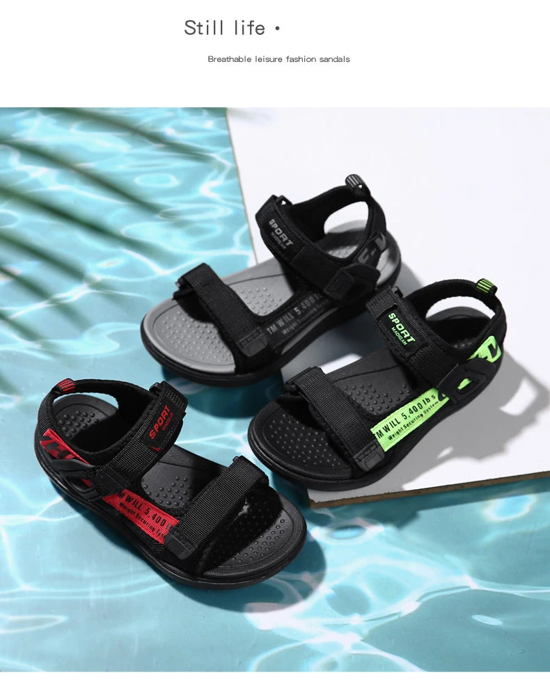 Sandalias de verano para niños, zapatillas de moda para niños y niñas, zapatos de playa al aire libre, calzado antideslizante, gran oferta