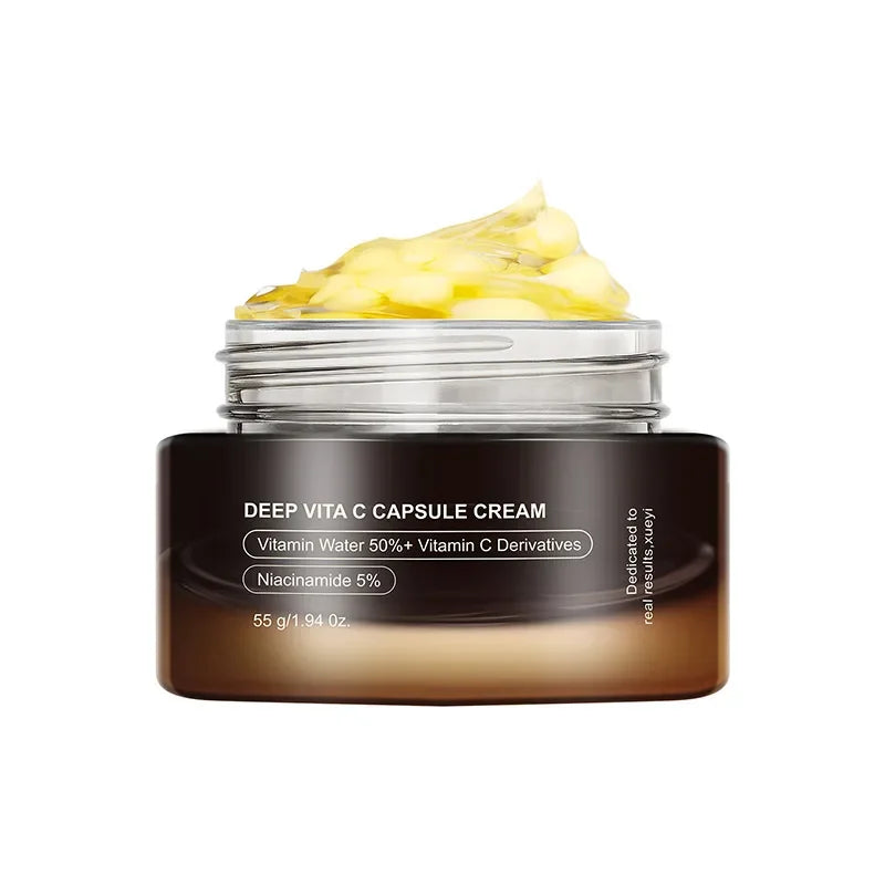 Marca Vc cápsula crema para arrugas nuevo colágeno hidratación profunda reafirmante brillo piel Facial delicada crema suave