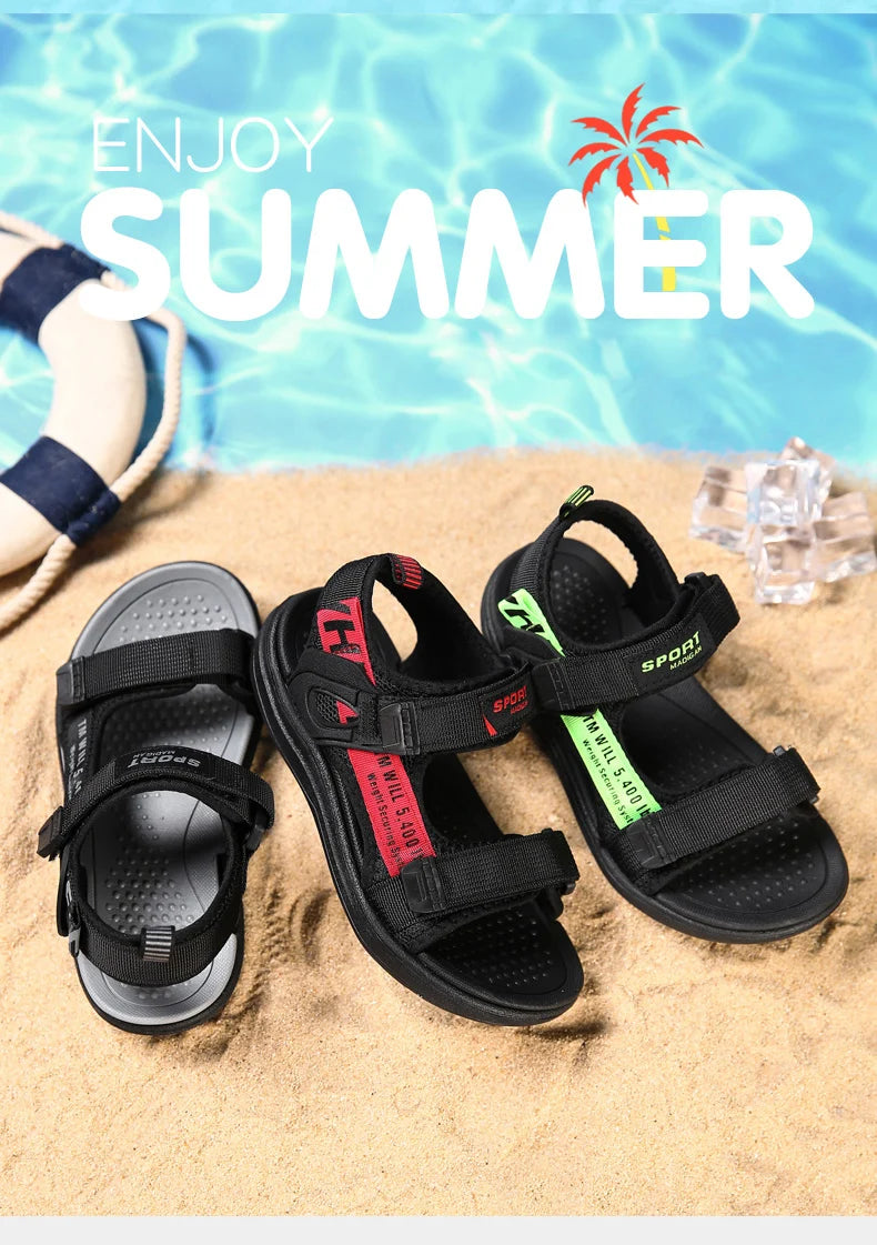 Sandalias de verano para niños, zapatillas de moda para niños y niñas, zapatos de playa al aire libre, calzado antideslizante, gran oferta