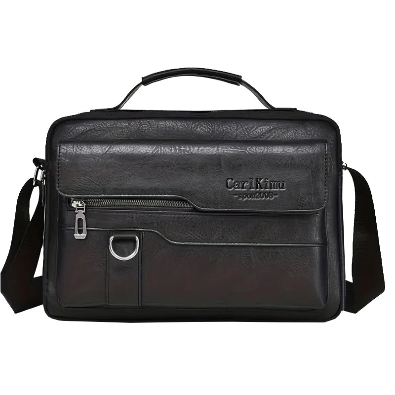 Bolso de hombro de estilo neutro para hombres y mujeres, adecuado para viajes de negocios y fotografía de material de PU.