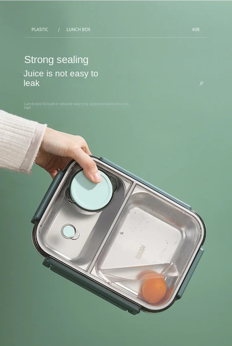 Fiambreras portátiles de 850ml para niños y adultos, caja Bento para sopa térmica, contenedor de almacenamiento de alimentos con calefacción aislada de acero inoxidable