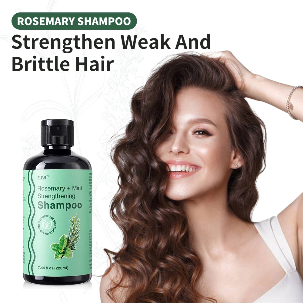 Champú de Romero, Acondicionador, Mascarilla Capilar y Aceite para Cabello Fino, Nutre las Raíces del Cabello y Fortalece el Cabello Fino