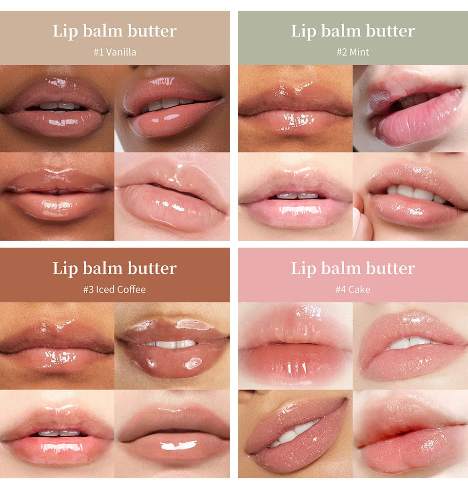 Bálsamo labial hidratante de verano, bálsamo labial hidratante para mantequilla, cuidado diario, bálsamo labial, maquillaje de aceite labial
