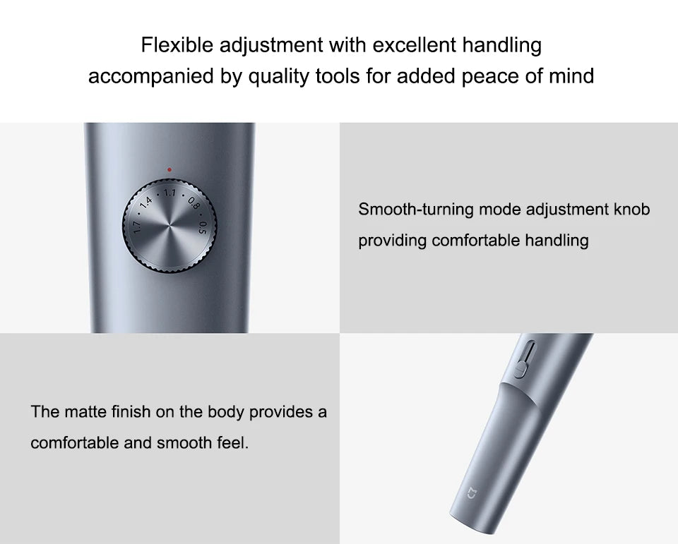 NUEVA Máquina Cortapelos MIJIA 2, Recortadora de Barba Profesional, Máquina de Corte de Pelo Inalámbrica Impermeable IPX7, Mijia Clipper 2