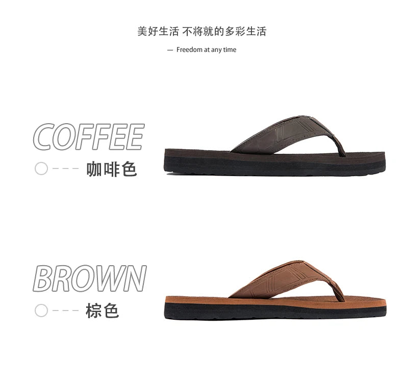 Chanclas informales para hombre, sandalias de playa, antideslizantes, planas, zapatos de casa para interiores, Verano