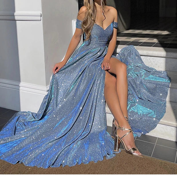 Vestidos de Fiesta 2026 para Mujer, Vestido Largo con Escote en V, Espalda Descubierta, Lentejuelas Rosas, Sin Mangas, Vestido de Noche Formal