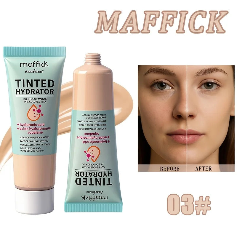 Prebase con Color, Suaviza la Piel, Disimula Poros y Líneas Finas, Resistente al Agua y al Sudor, Ligera, Aspecto Natural