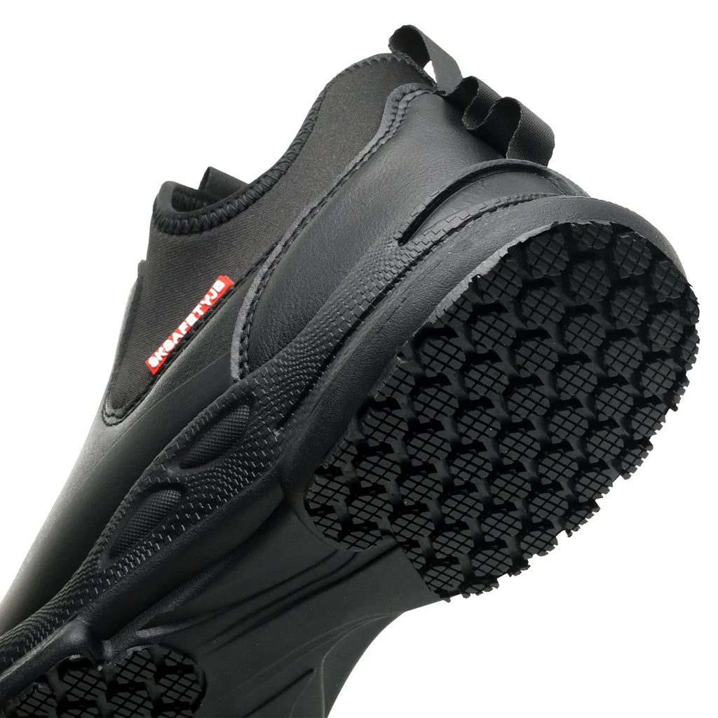 Zapatos de trabajo para Chef para hombre, calzado de cocina antideslizante resistente al aceite, zapatos de seguridad cómodos para restaurante, zapatos de cocina impermeables