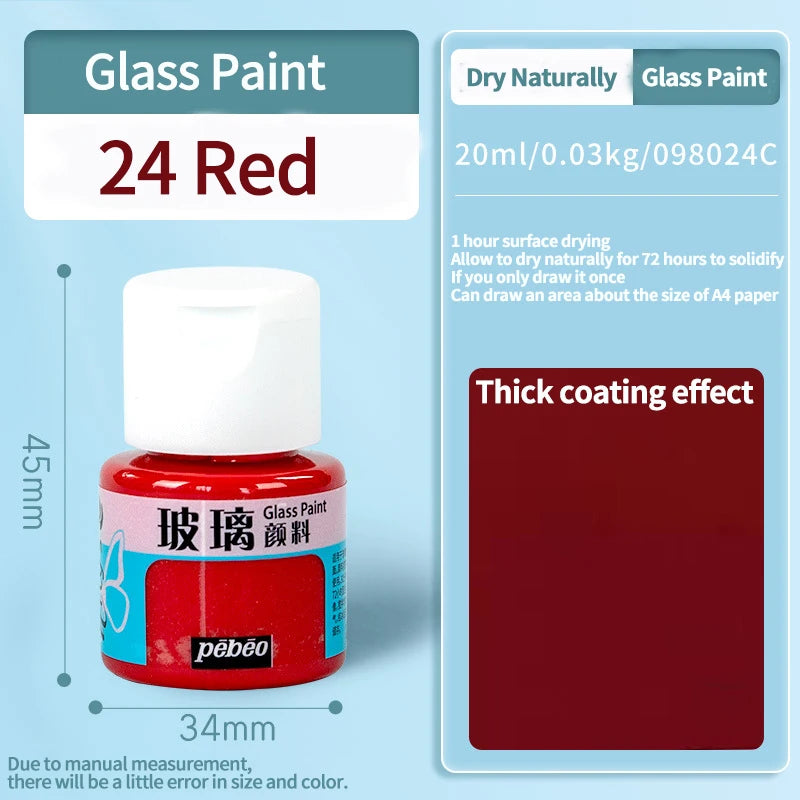 Botella de colores de pintura acrílica, 24 colores, 20/25 ml, pigmento de Graffiti hecho a mano DIY para dibujo de artista, pintura de Color agua de vidrio Gouache