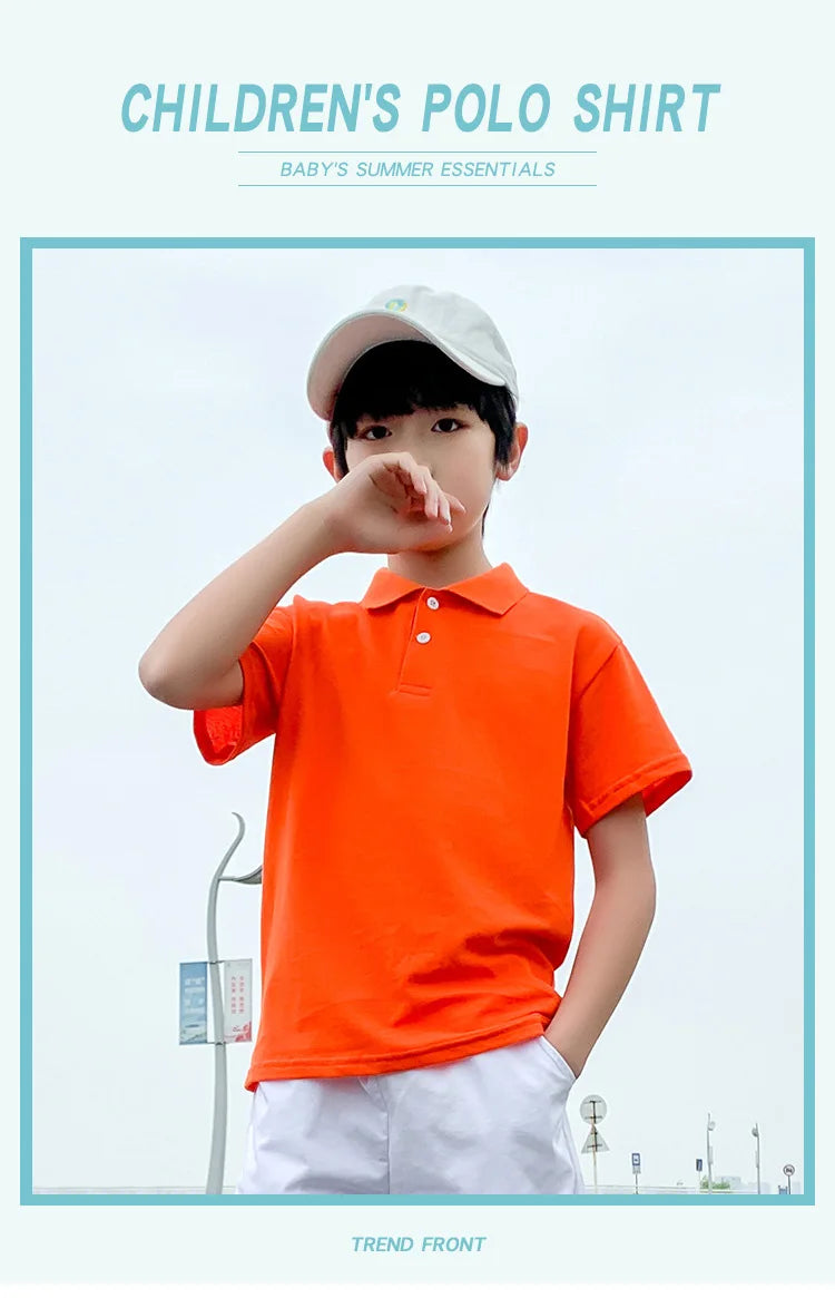2025 nuevas camisas Polo para niños, camiseta de algodón para niños, ropa para niños, camisetas de manga corta para bebés, camisetas 1-8T