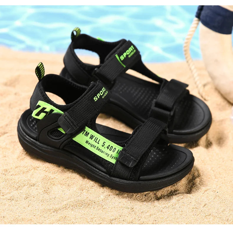 Sandalias de verano para niños, zapatillas de moda para niños y niñas, zapatos de playa al aire libre, calzado antideslizante, gran oferta