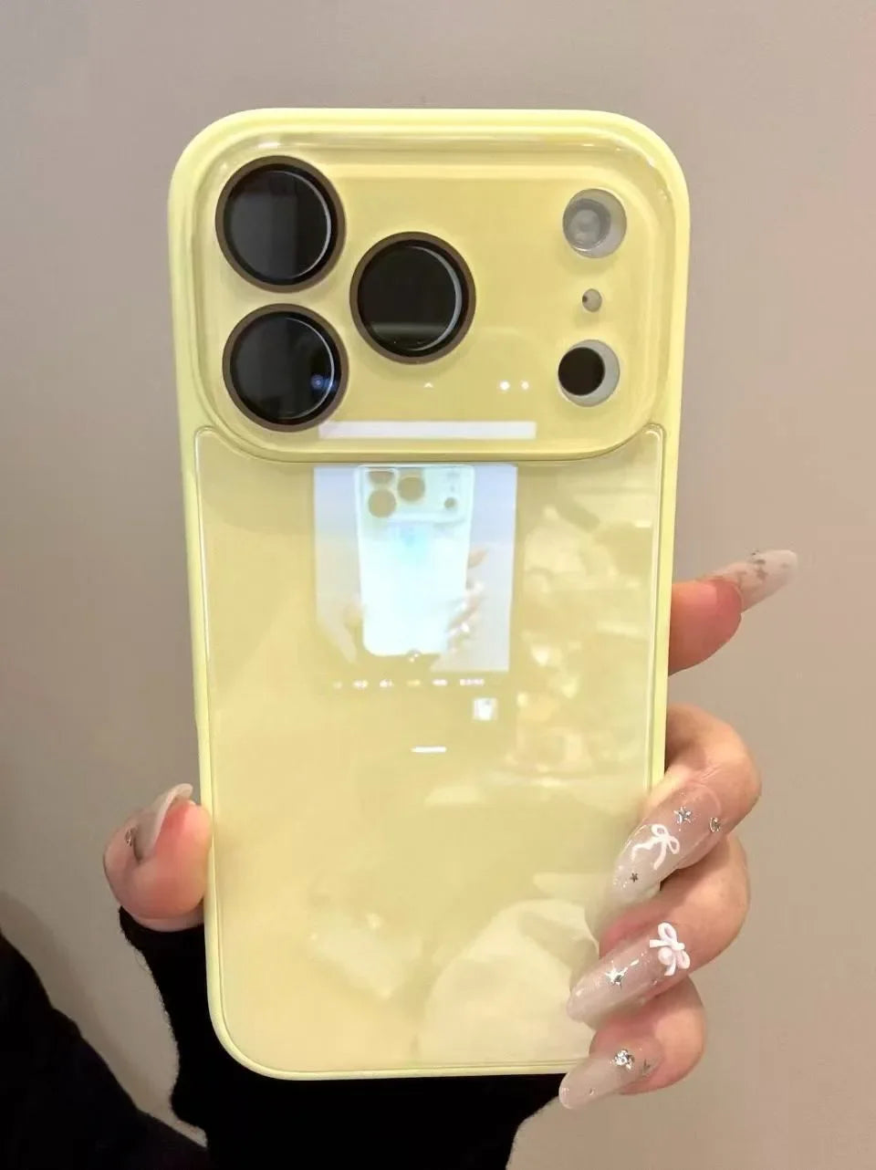 Funda protectora de cámara de vidrio templado de Color caramelo de lujo para iPhone 17 16 15 14 13 12 Pro Max cubierta trasera dura de parachoques a prueba de golpes