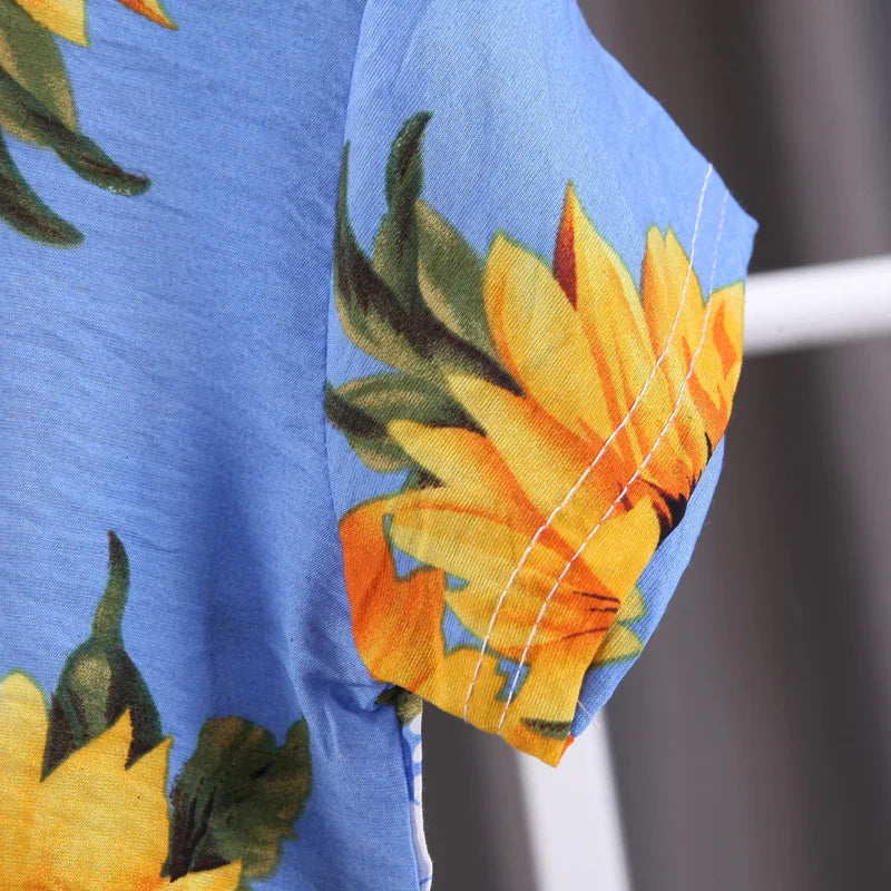 Ropa de verano para bebés, traje informal, camisa, pantalones cortos, conjuntos de 2 piezas, chándal deportivo para niños pequeños