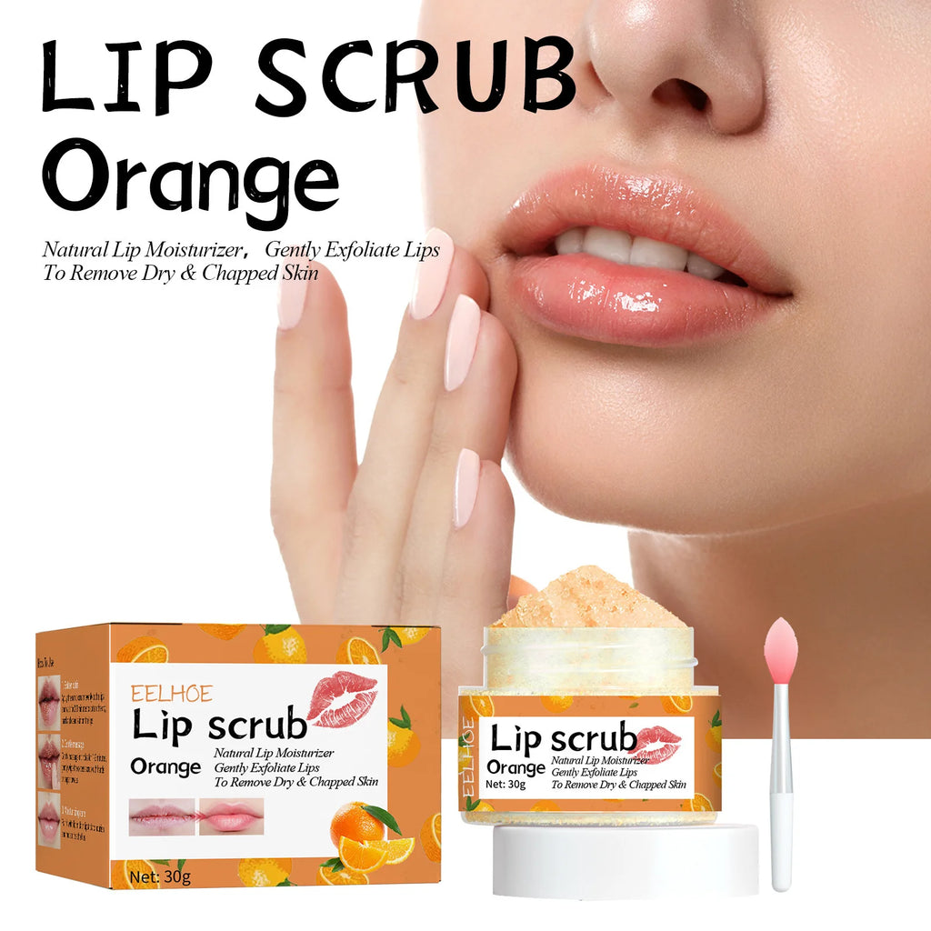 EELHOE exfoliante de labios rosa, eliminación de piel muerta, aclaramiento de líneas de labios, maquillaje hidratante antisequedad, productos para el cuidado de los labios