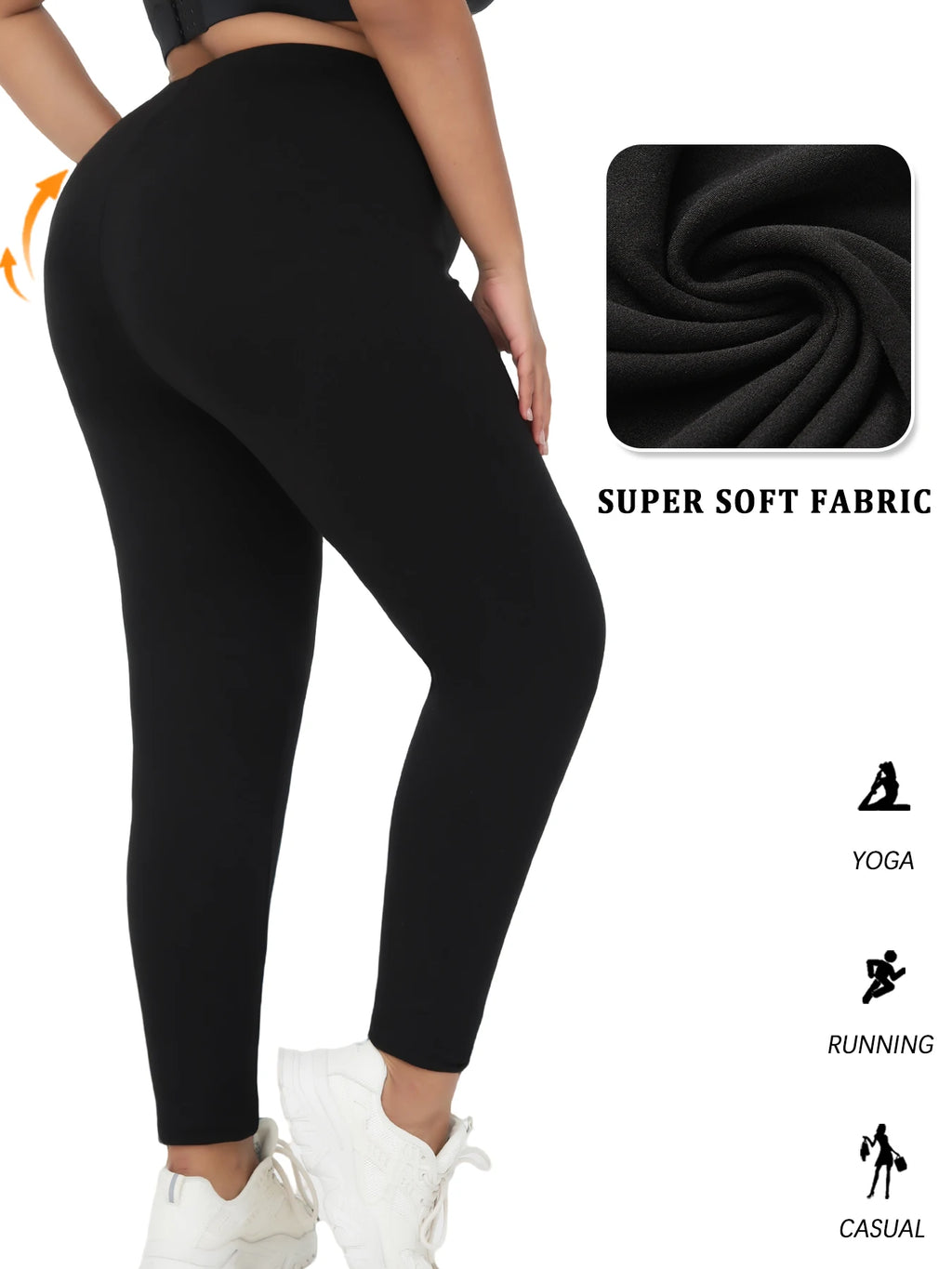Leggings deportivos súper suaves de talla grande para mujer, mallas deportivas sin transparencias para entrenamiento, correr, Yoga, correr