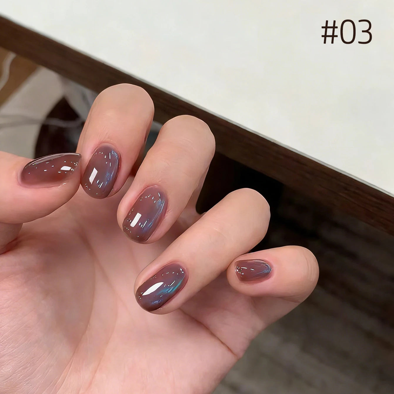 1-12 Uds. Esmalte de Uñas en Gel Magnético Ojo de Gato Marrón con Luz Azul, Larga Duración, Novedad 2026, Suministros para Uñas, Arte de Uñas, Venta Caliente