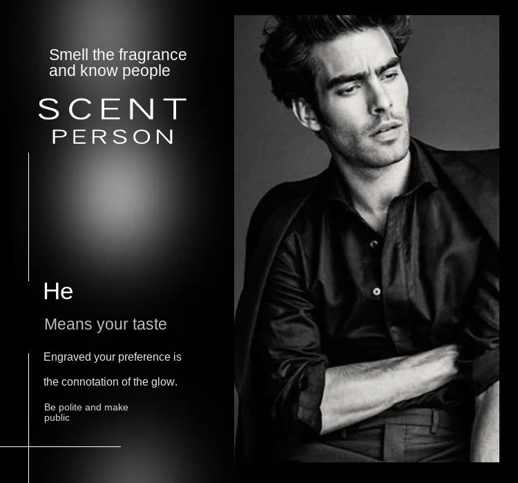 Fascination-Perfume para Hombre, 100ml, fragancia de Colonia de larga duración, aroma de té, feromonas para Hombre, fragancia Original en aerosol, Parfum para Hombre