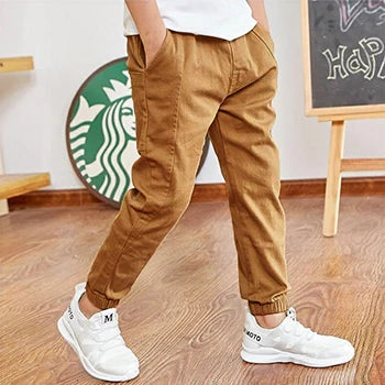 Primavera otoño pantalones de algodón para niños pantalones para niños pantalones deportivos casuales para niños 3 4 5 6 7 8 9 10 11 12 13 años ropa para niños adolescentes