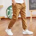 Primavera otoño pantalones de algodón para niños pantalones para niños pantalones deportivos casuales para niños 3 4 5 6 7 8 9 10 11 12 13 años ropa para niños adolescentes