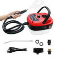 Limpiador a vapor de alta presión de 110V con múltiples boquillas, vaporizador portátil de mano para limpieza de azulejos de cocina, coche y baño.
