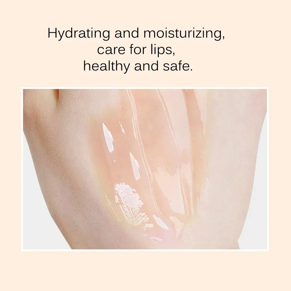 Mascarilla para dormir de labios, 5,5g, mantenimiento del sueño nocturno, brillo de labios hidratante, crema blanqueadora, cuidado nutritivo de los labios, miel de fresa