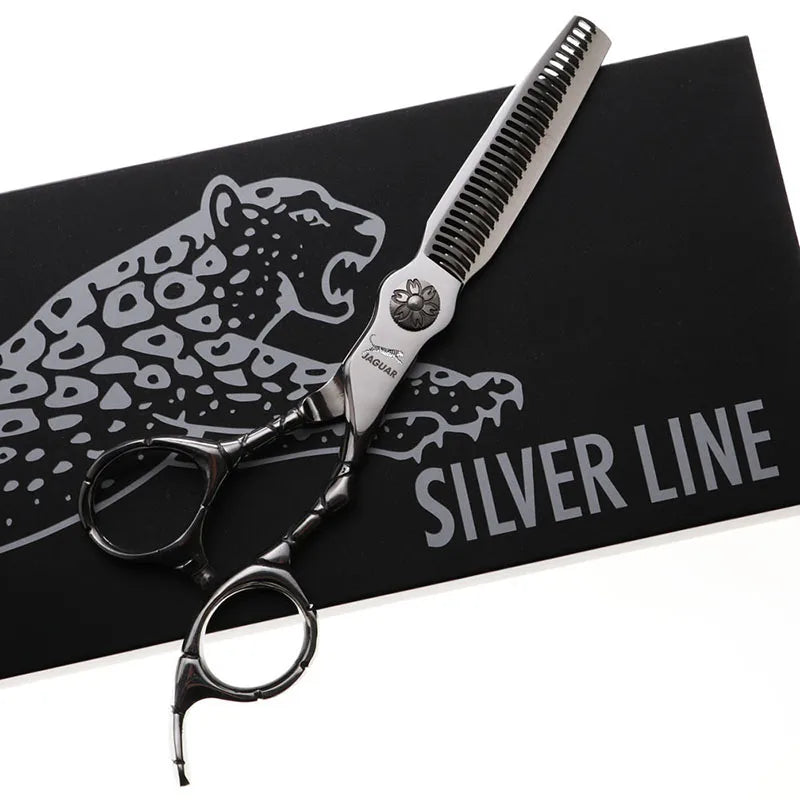 Juego de tijeras de peluquería profesionales de 6 pulgadas, tijeras de peluquero de corte + adelgazamiento, tijeras de pelo con personalidad de alta calidad, 30 dientes