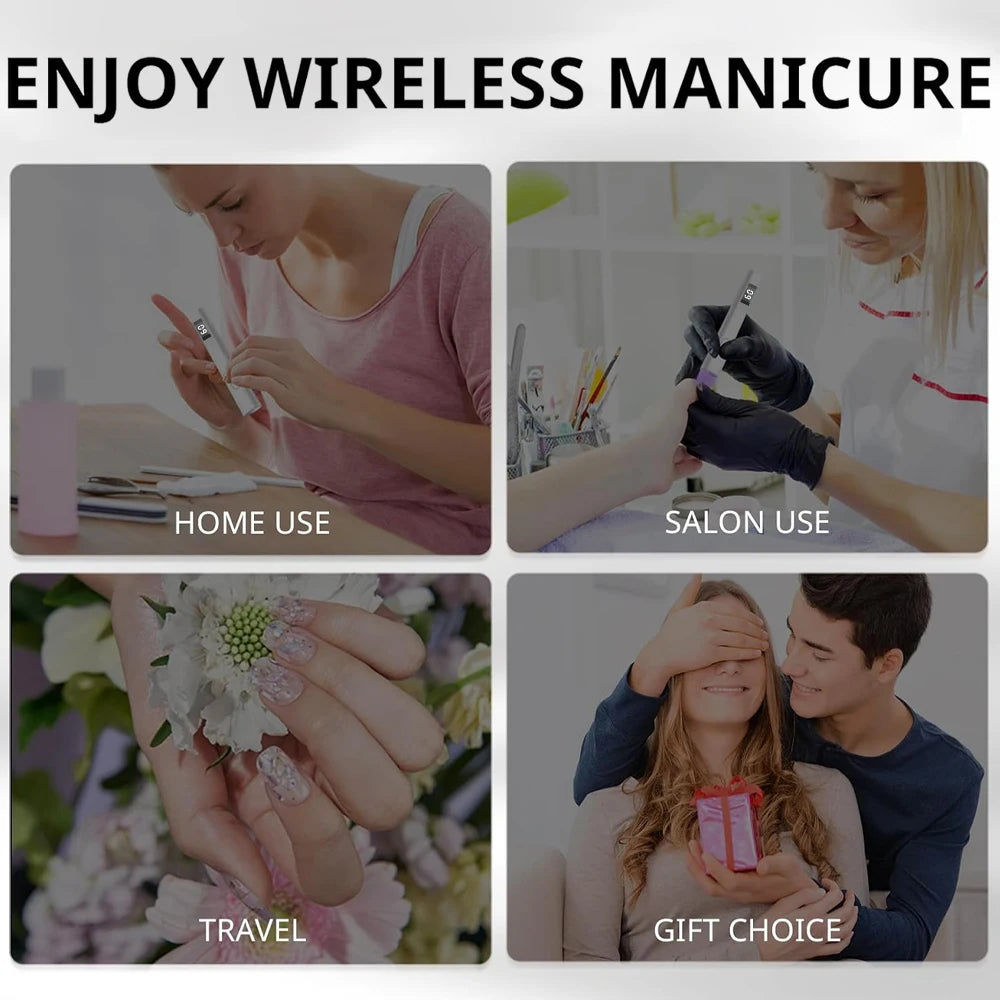 Lámpara UV LED para Uñas con Base Ajustable y Indicador LED, Secador de Uñas Profesional para Curado Rápido y Uñas de Gel