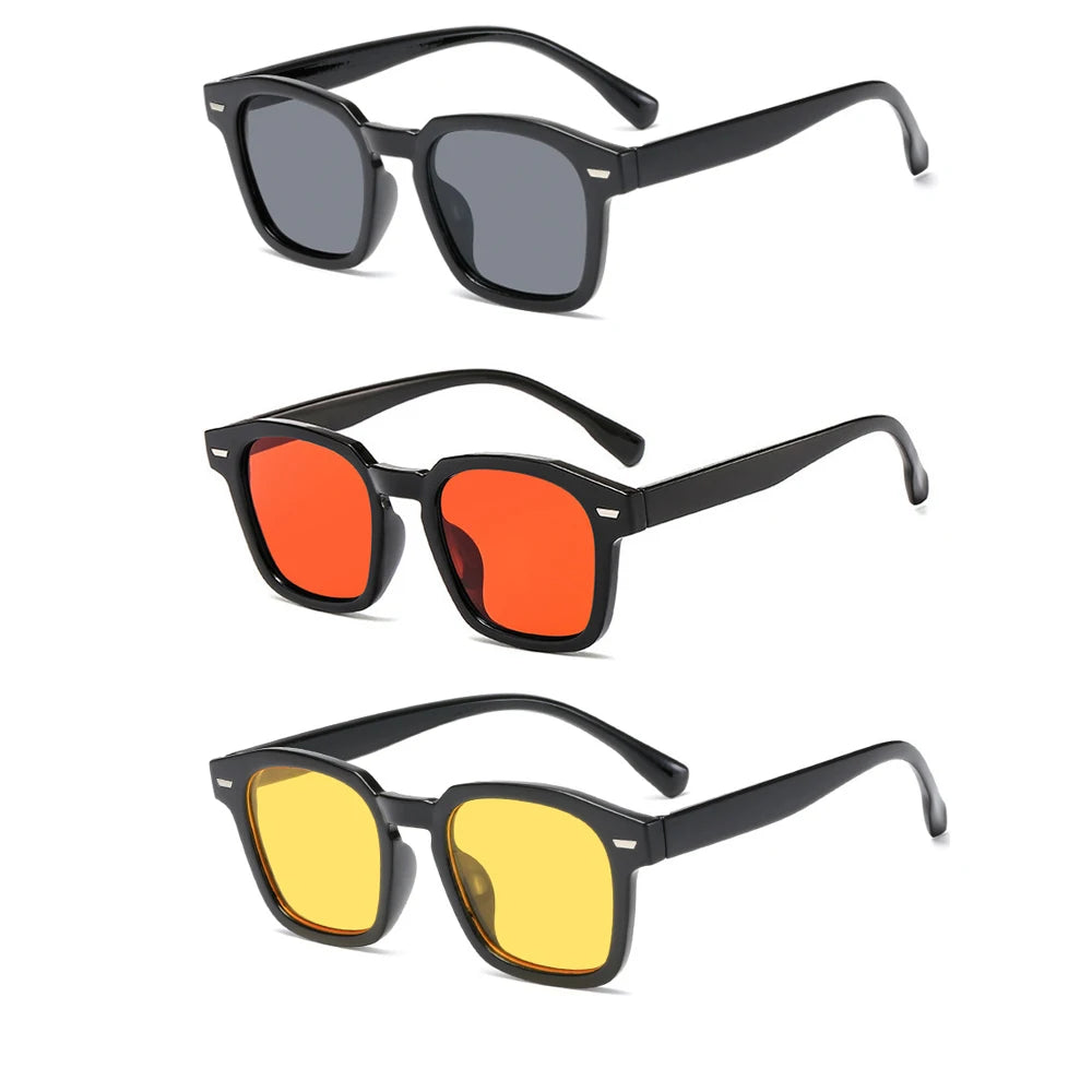 Gafas de sol cuadradas de la marca RMM, de alta calidad, con diseño de polígono, a la moda, para hombre, estilo hip hop, retro, para mujer