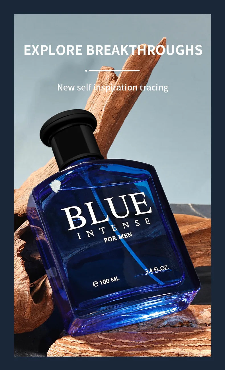 Perfume de Marca de 100 ml, Perfume Masculino Musk, Spray de Larga Duración, Fragancia Floral Ligera, Regalo Romántico y Seductor