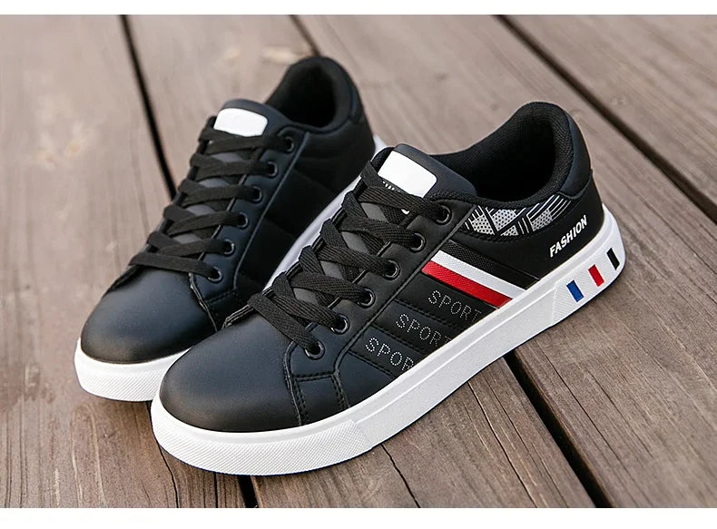 Zapatillas Casuales para Hombre 2026, Nuevas Zapatillas Blancas con Cordones a la Moda, Zapatos Deportivos Cómodos para Estudiantes, Tallas Grandes, Zapatillas Vulcanizadas